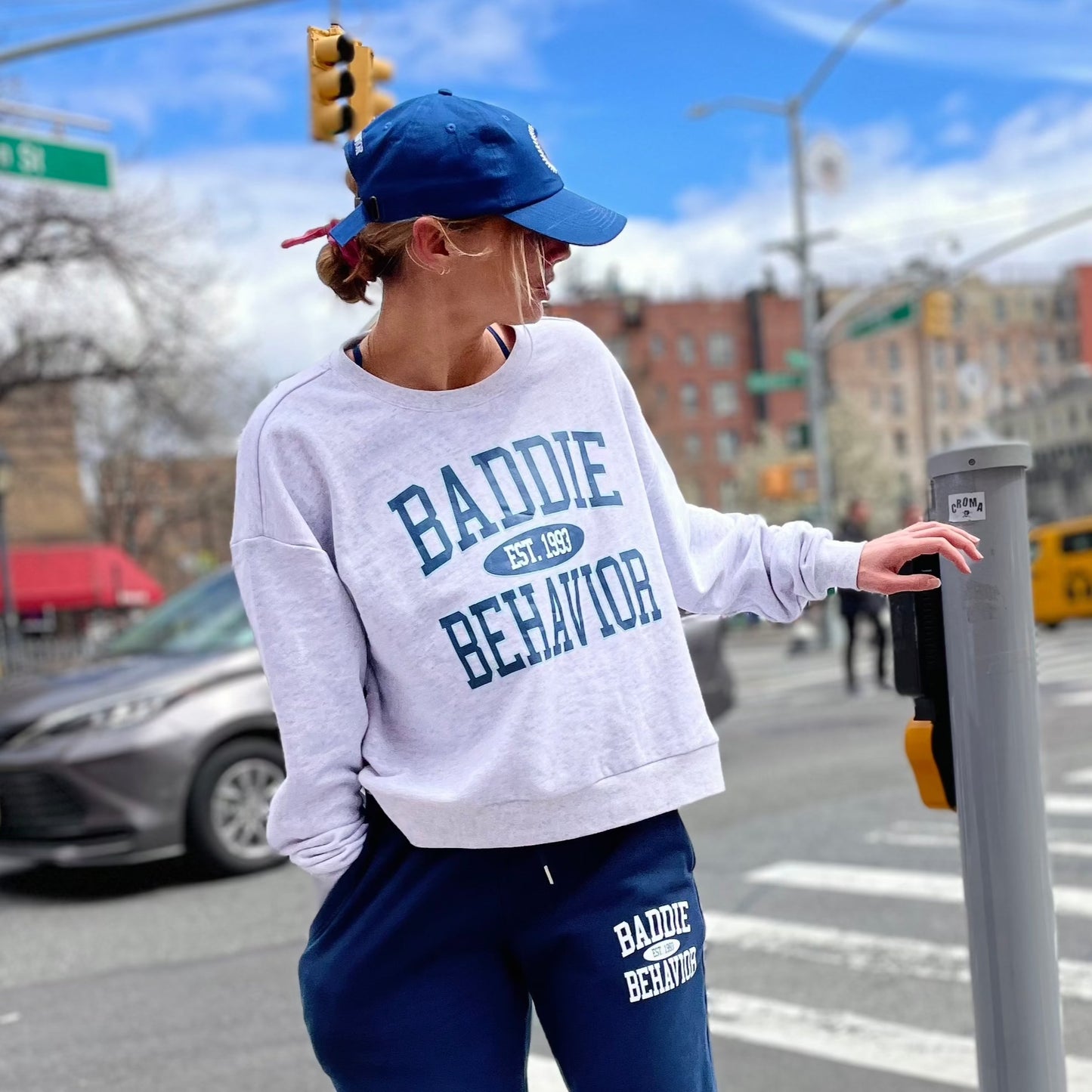 Heritage Crewneck, Heather Grey