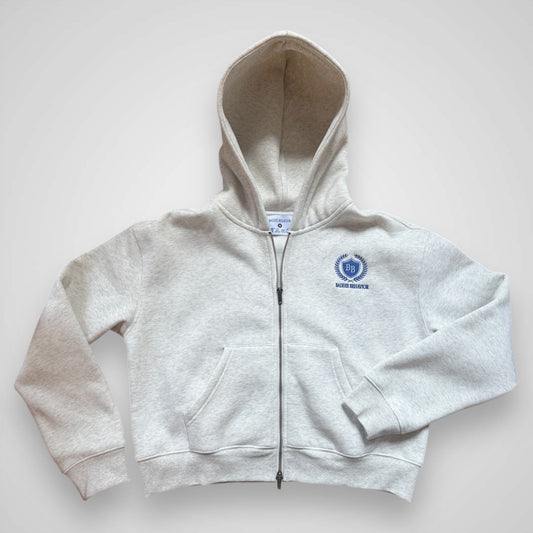 Northport Double Zip Hoodie, Sand Heather Grey