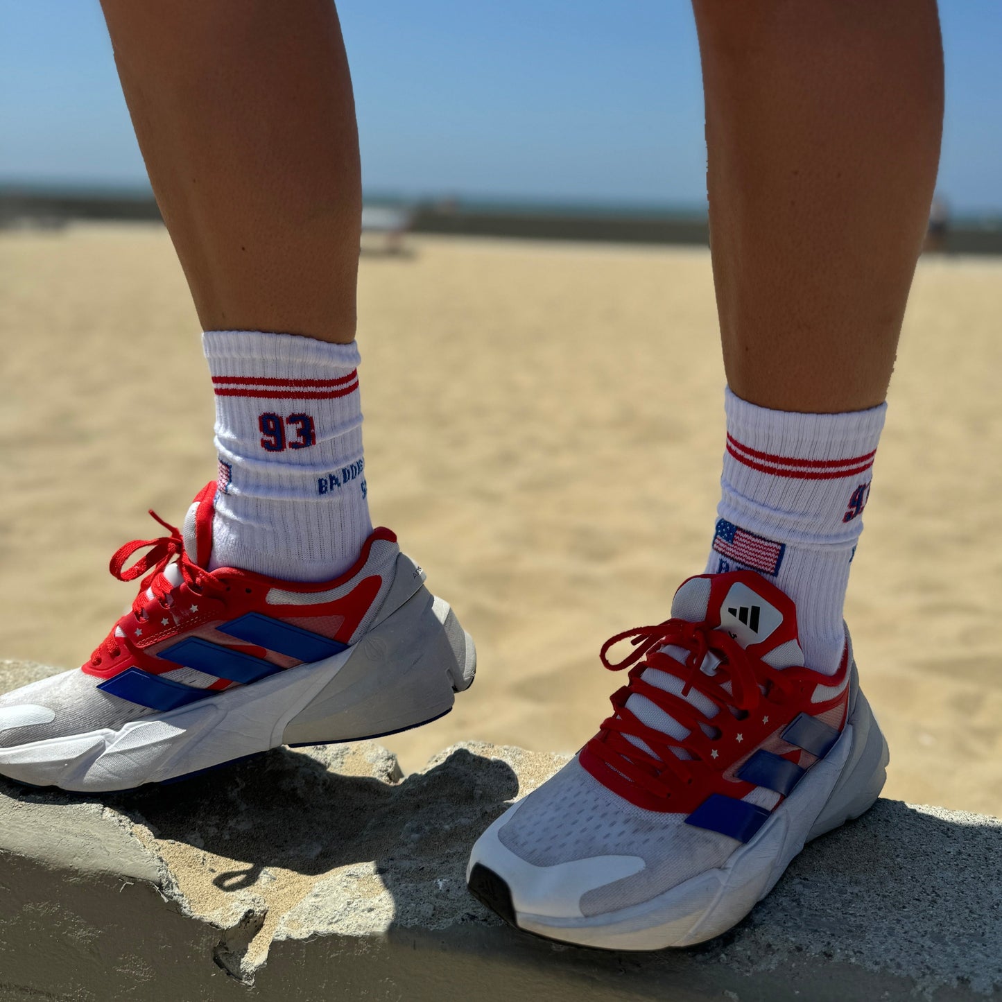 Stars and Stride Crew Sock