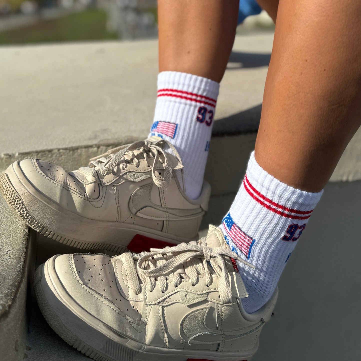 Stars and Stride Crew Sock