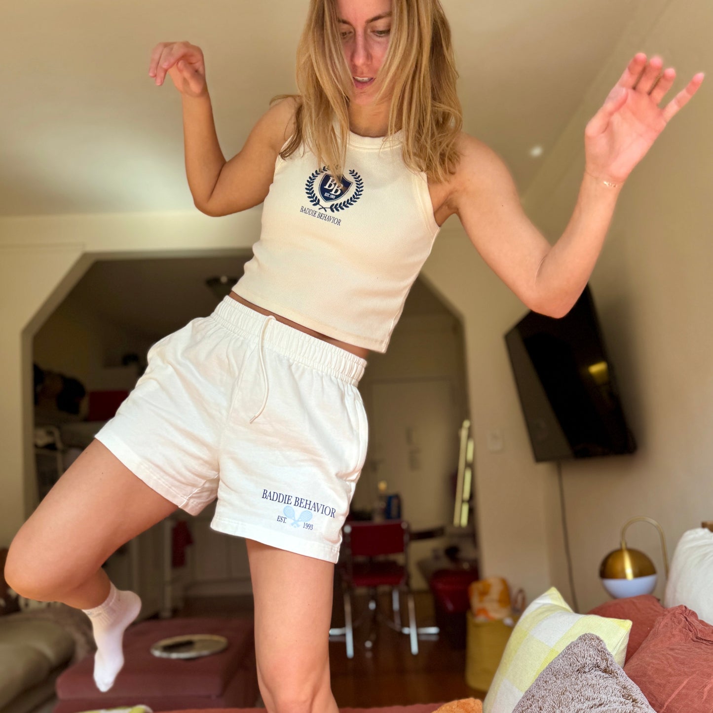 Country Club Short, Cream