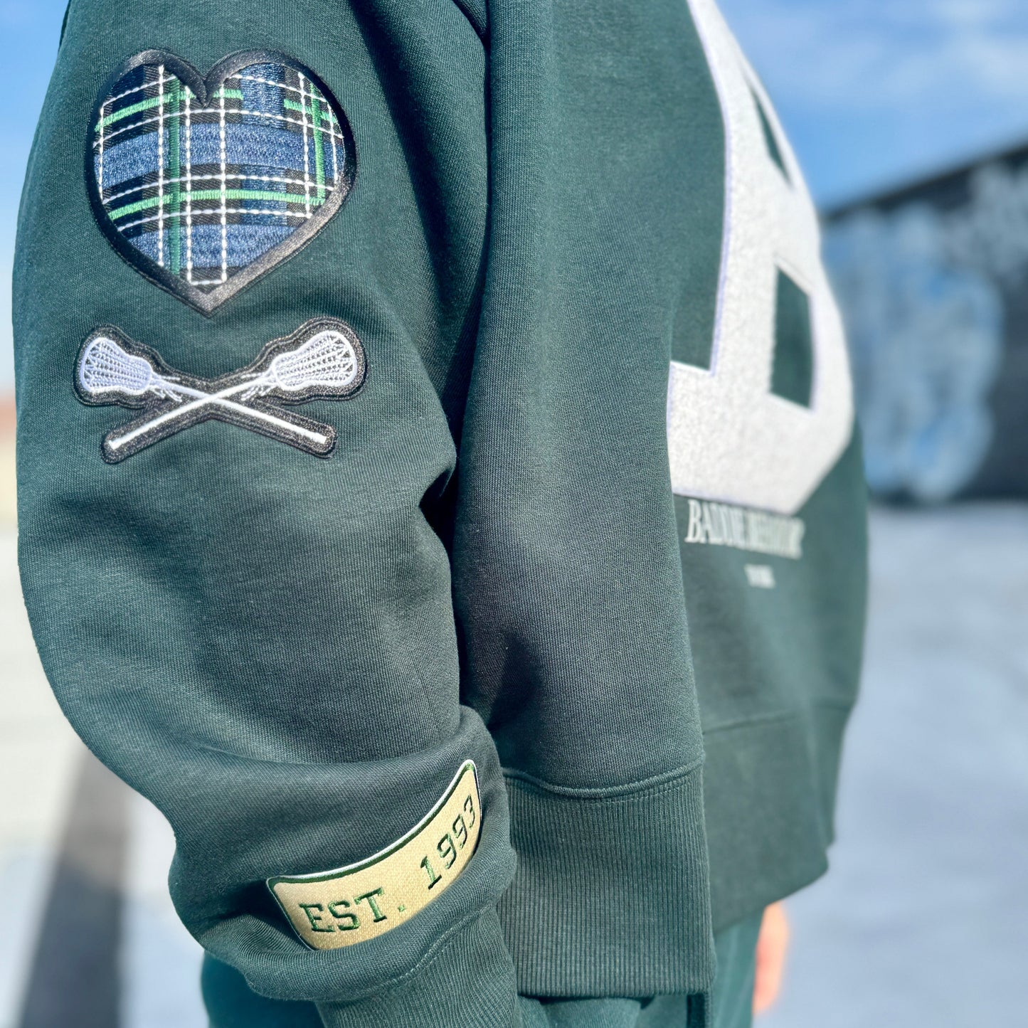 Varsity Patch Crewneck, Limited Edition
