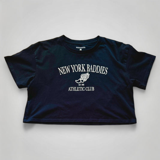 NY Baddies Athletic Club Tee, Navy