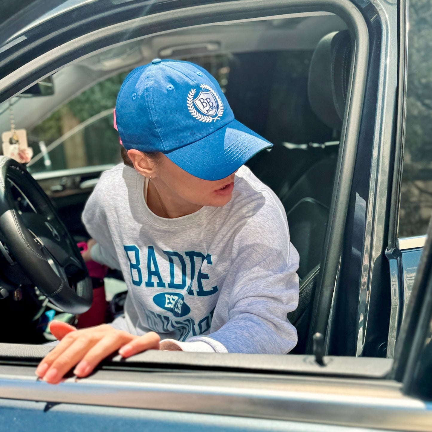 BB Crest Princess Diana Blue Baseball Hat