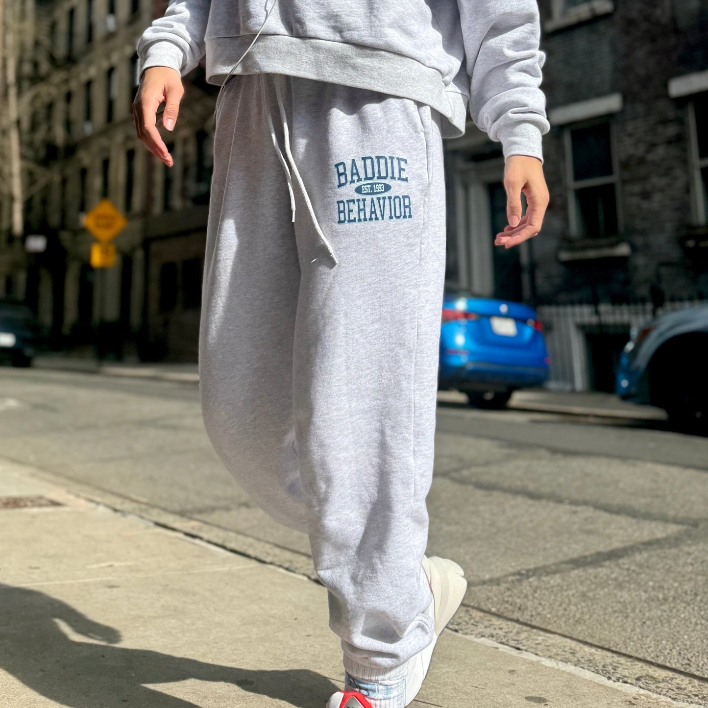 BB Heritage Heather Grey Sweatpants