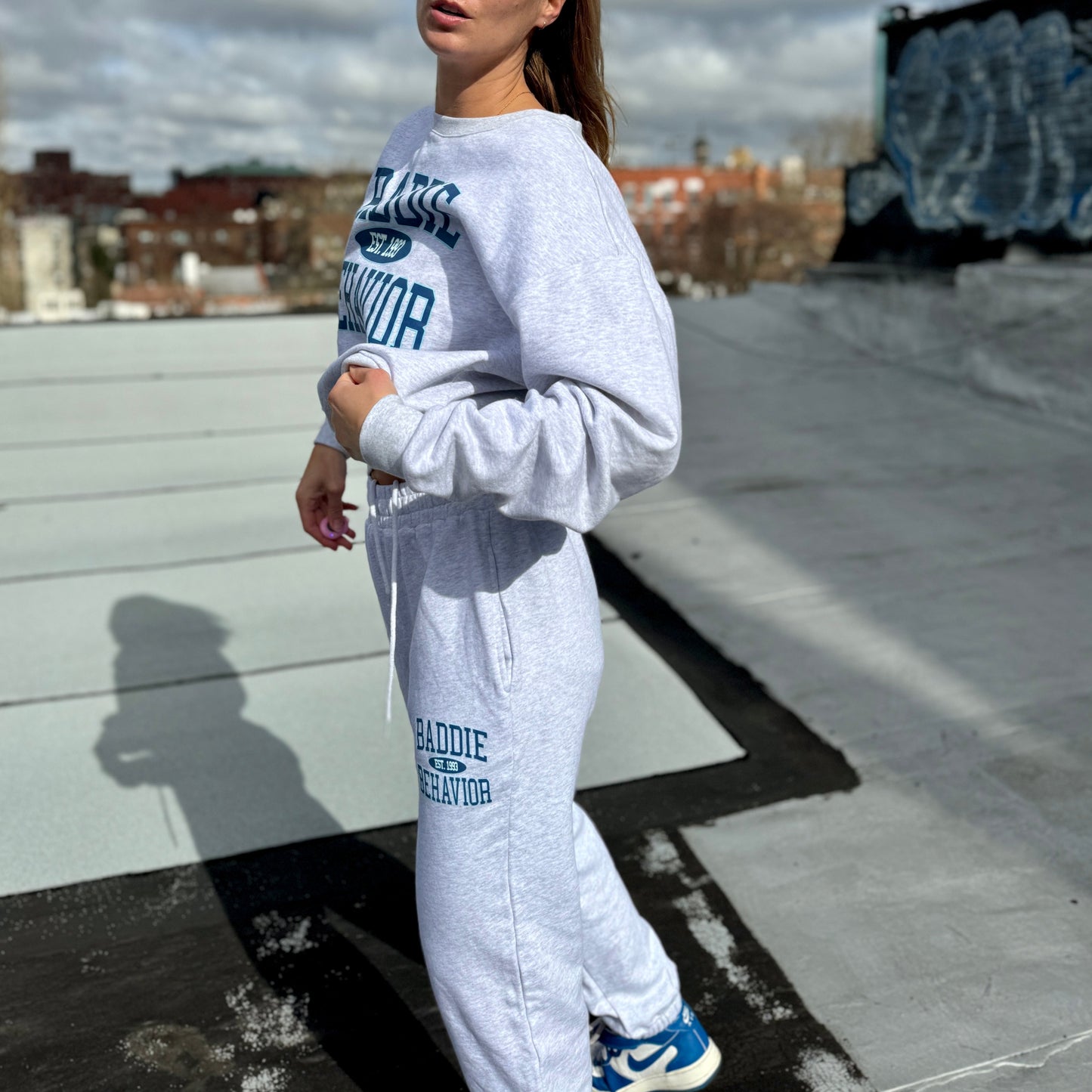 BB Heritage Heather Grey Sweatpants