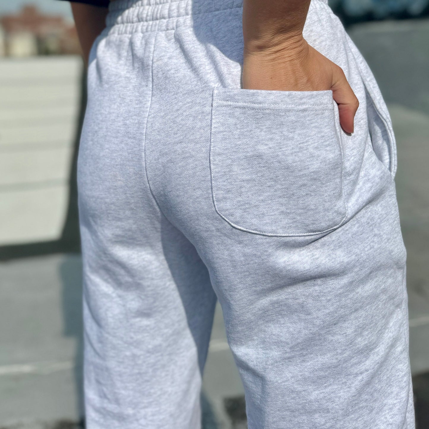 BB Heritage Heather Grey Sweatpants