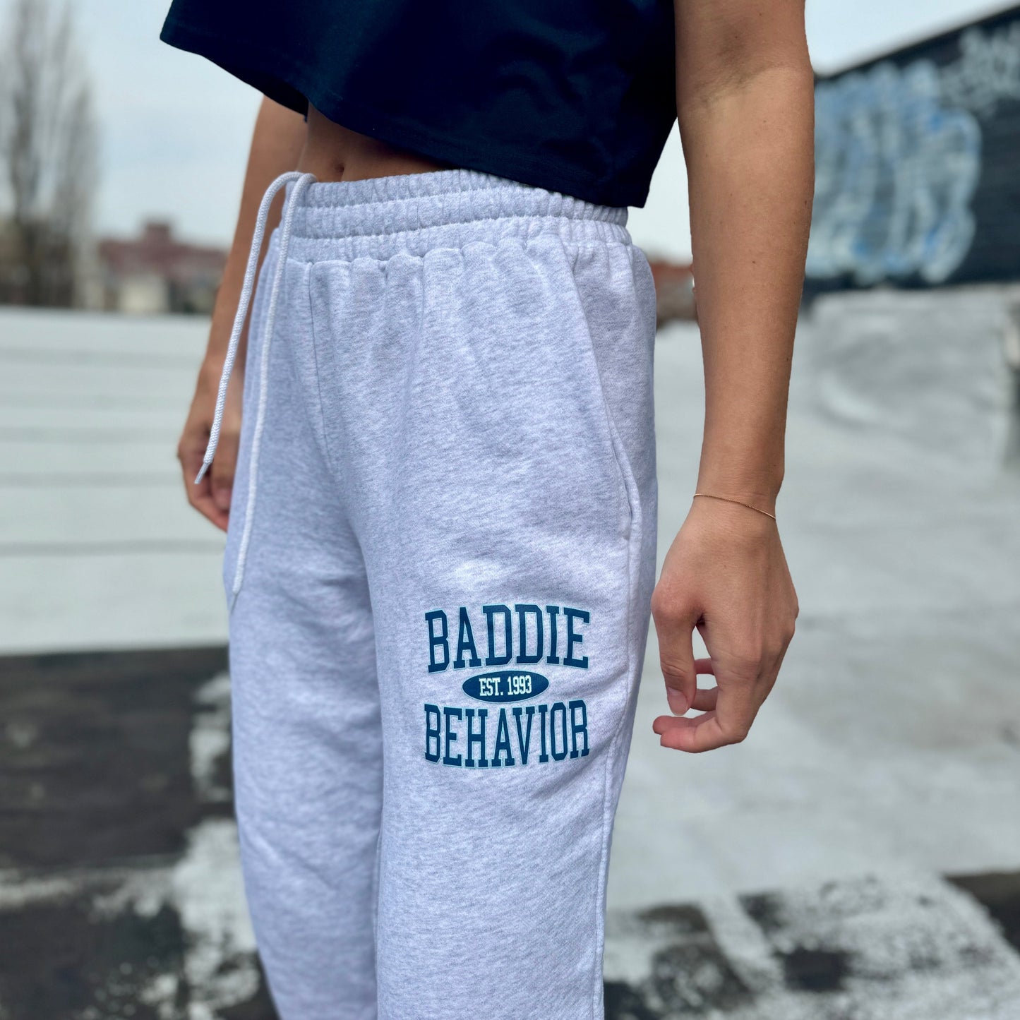 BB Heritage Heather Grey Sweatpants