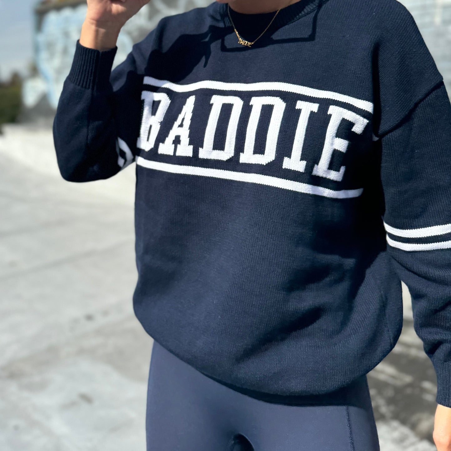 Baddie Icon Knit Sweater, Limited Edition