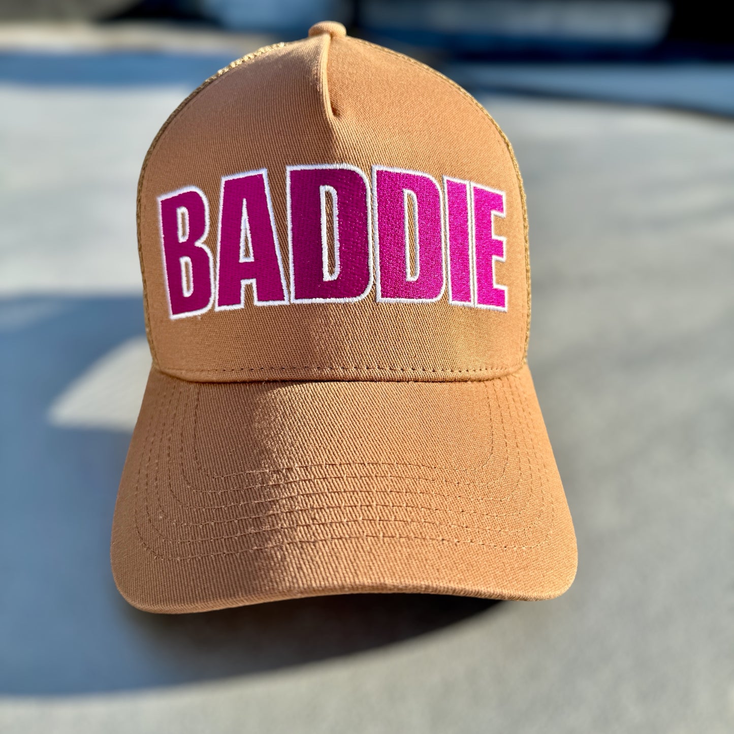 Beige Baddie Icon Trucker