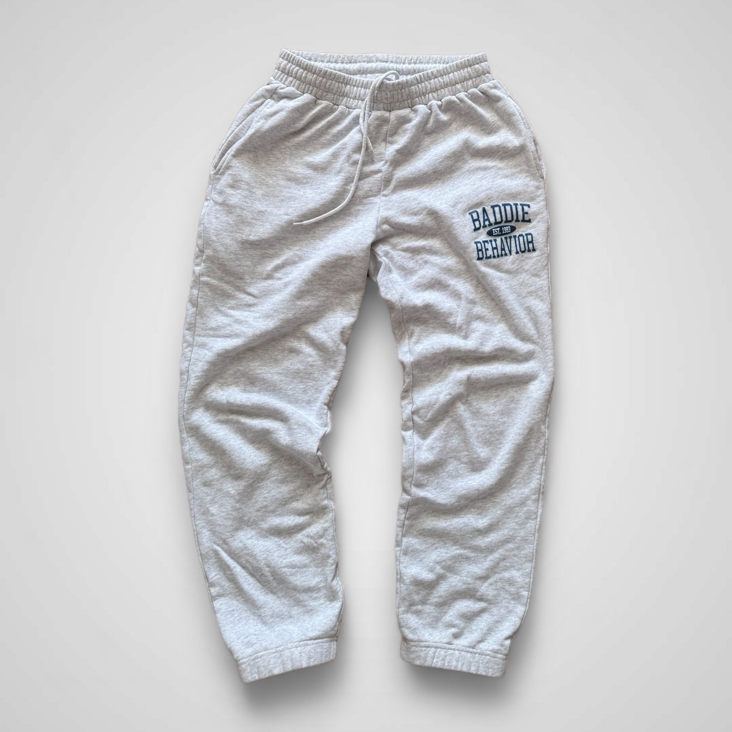 BB Heritage Heather Grey Sweatpants