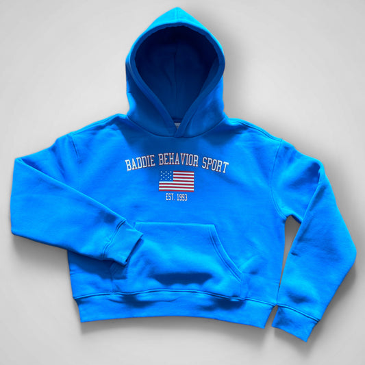 Victory Lap Cropped Hoodie