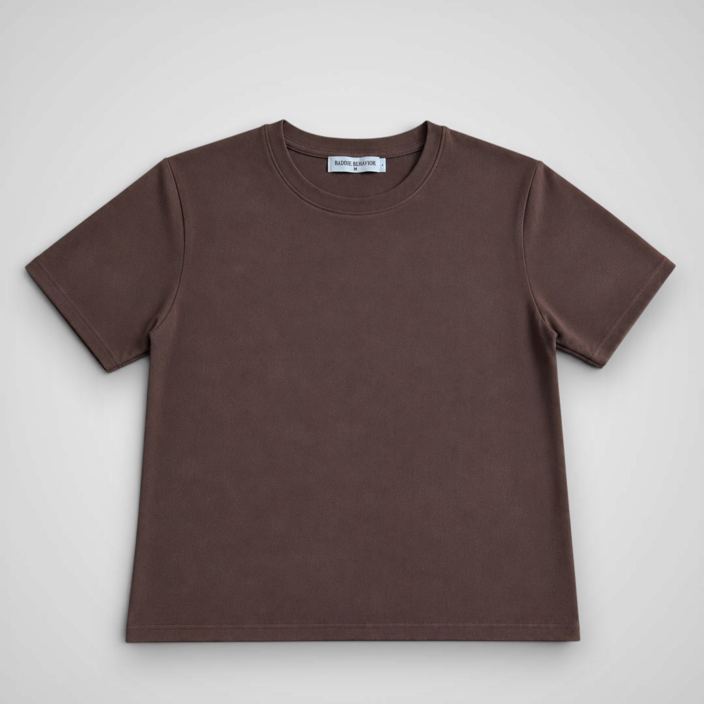 Baddie Core Tee - Chocolate