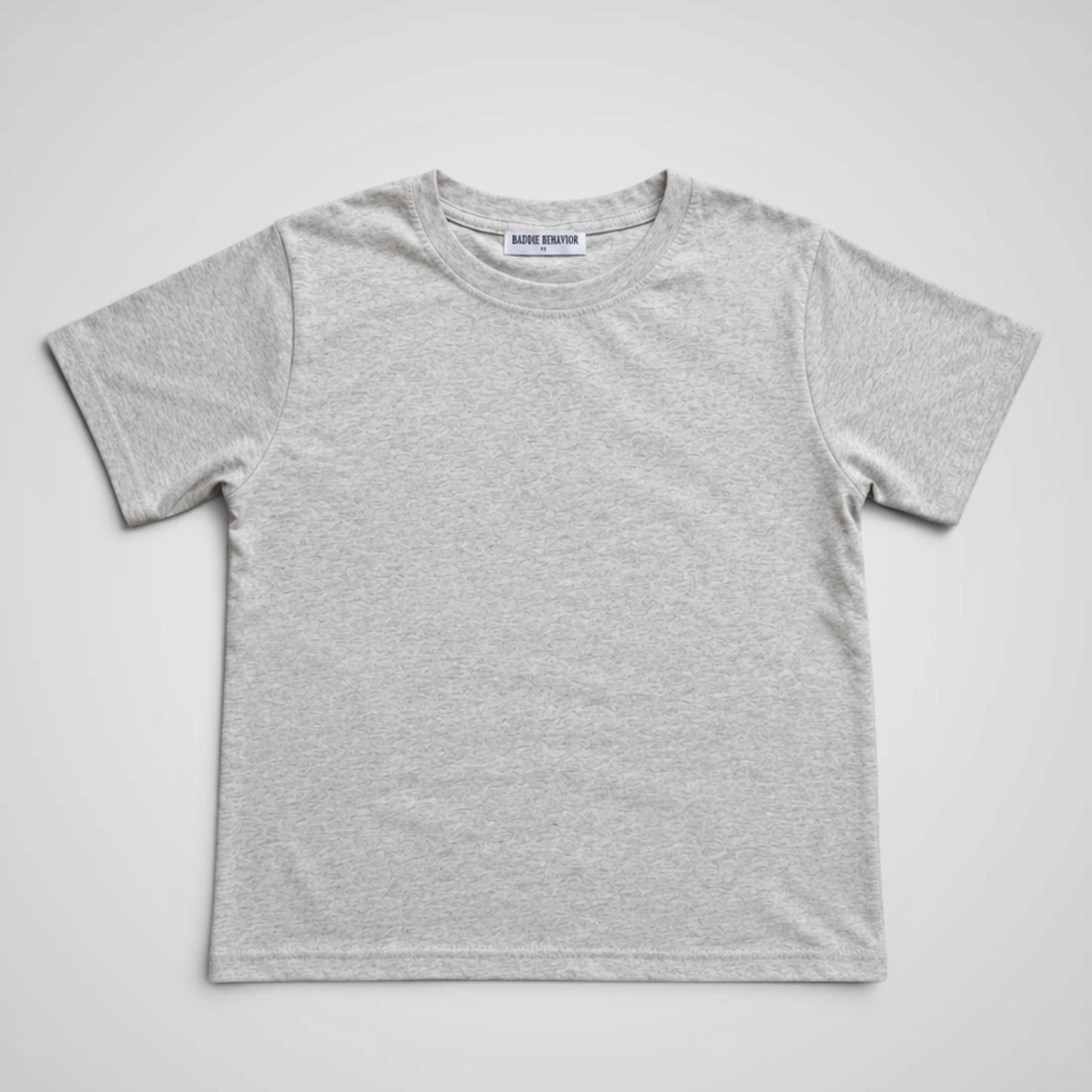 Baddie Core Tee - Concrete